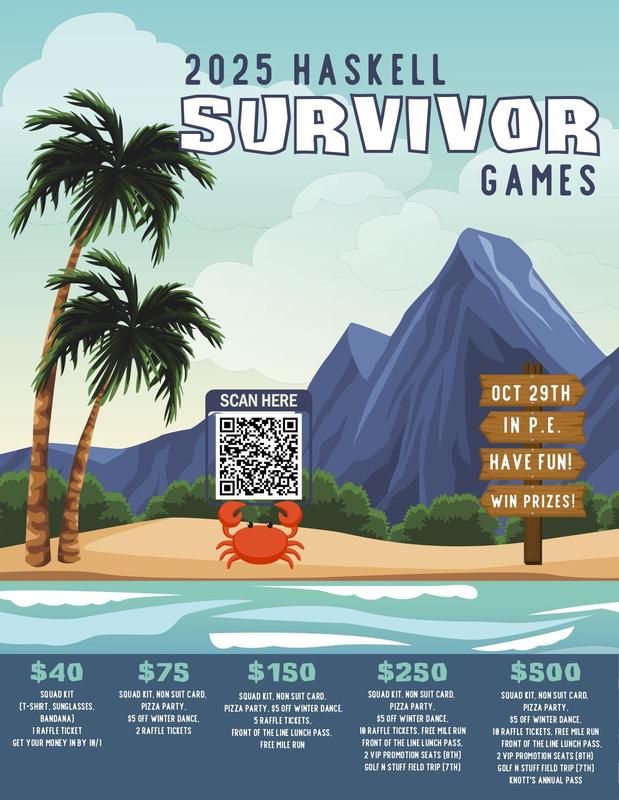 Survivor Games Flyer