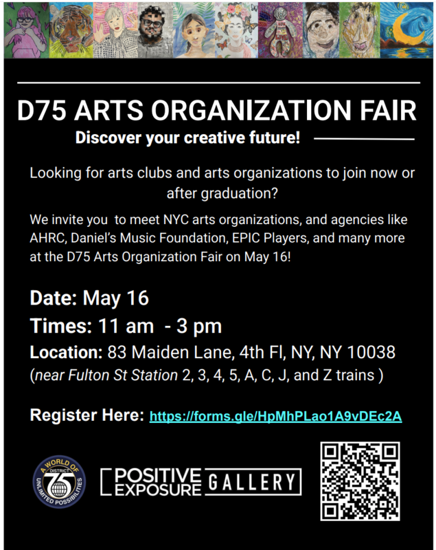 D75 Art Organization Fair