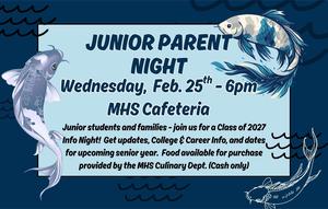 Junior Parent Info Night