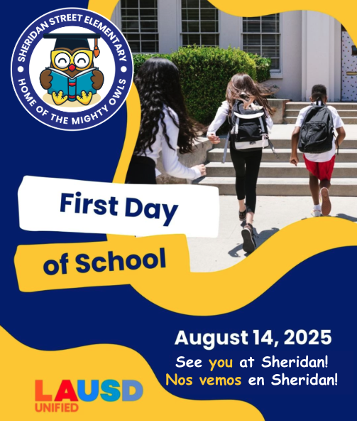 Aug 14: First Day of School  / 14 de agosto: Primer día de clases Featured Photo