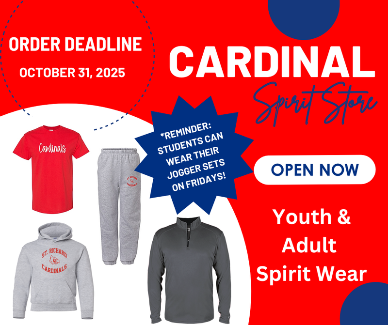 St. Richard Spirit * Deadline to Order Oct. 31