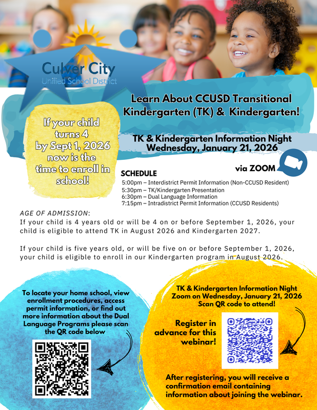 TK/Kindergarten Information Night Featured Photo