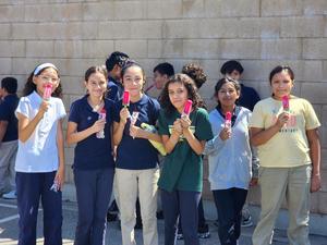 Cortez AVID Day with students
