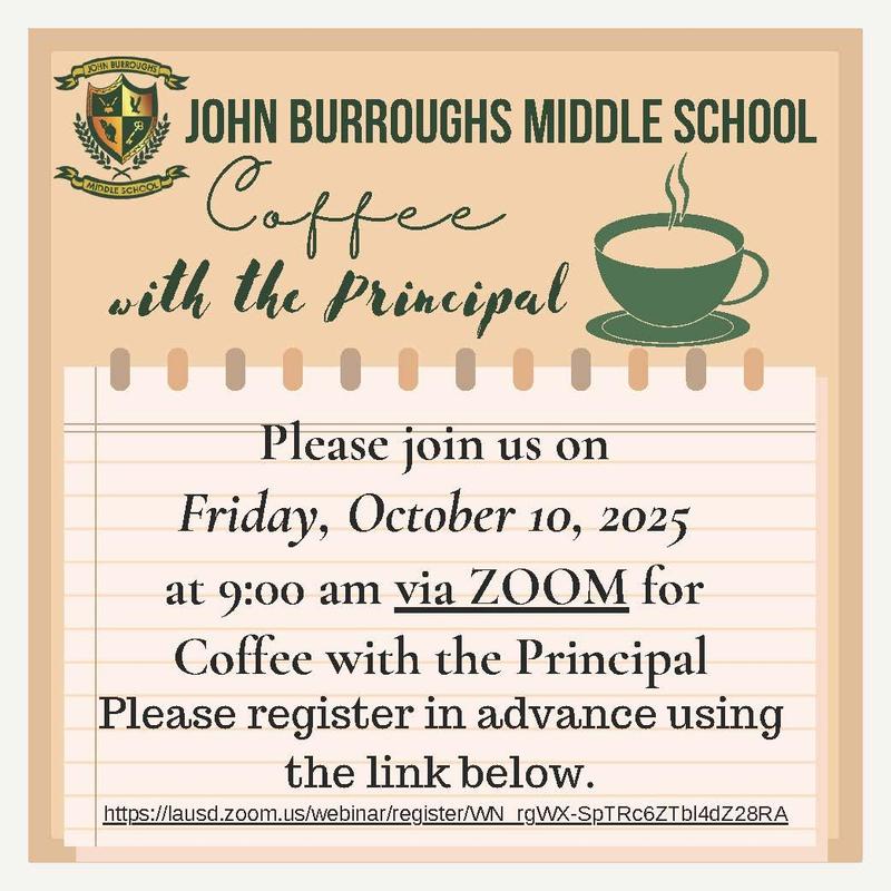 Coffee with the Principal Zoom Link