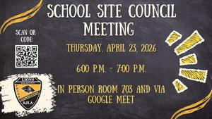 SSC meeting april 23, 6-7pm