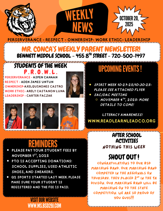 Weekly Parent Newsletter English