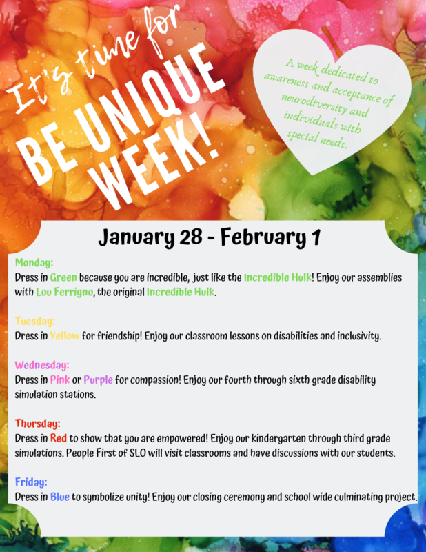 Be Unique Week