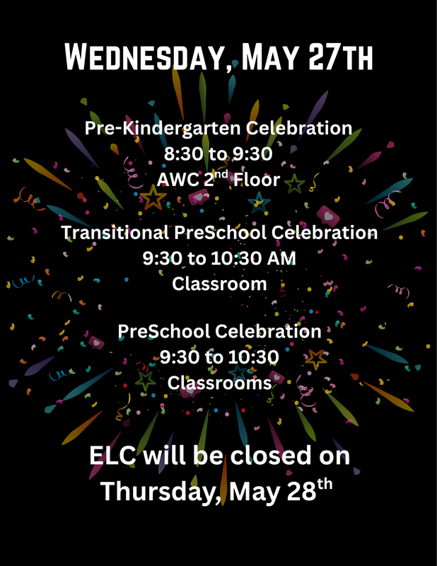 End of Year Celebration - May 27th