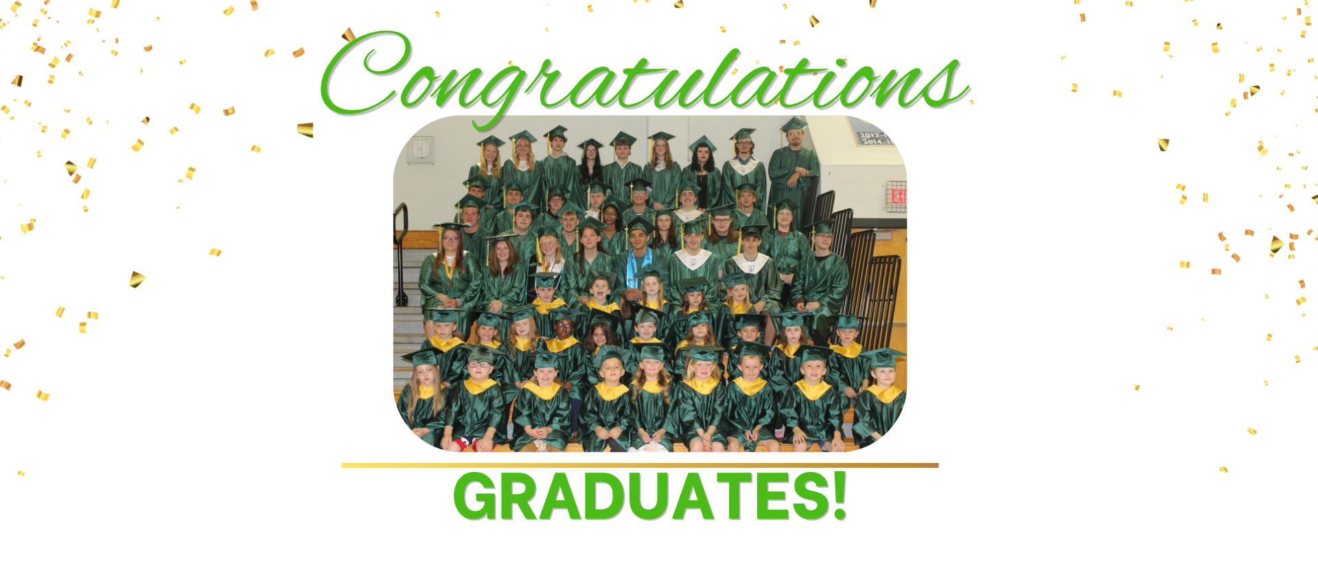Congratulations to Kindergarten and Senior Graduates at North Warren Central School.