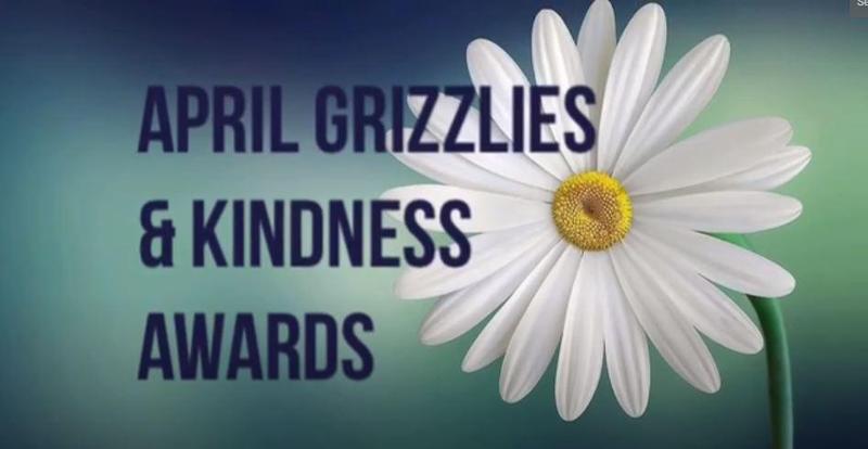 Greenwood April Grizzly of the Month and Kindness Awards Featured Photo