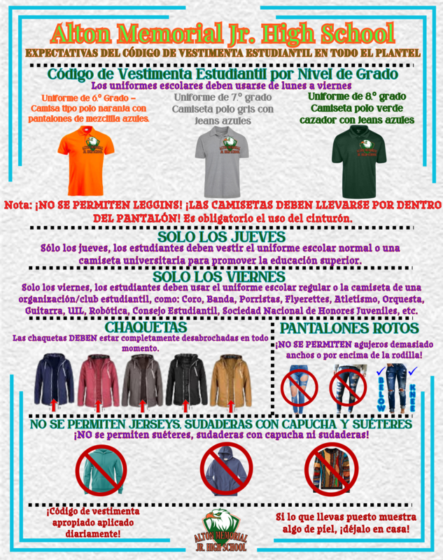 AMJH-Student Dress Code
