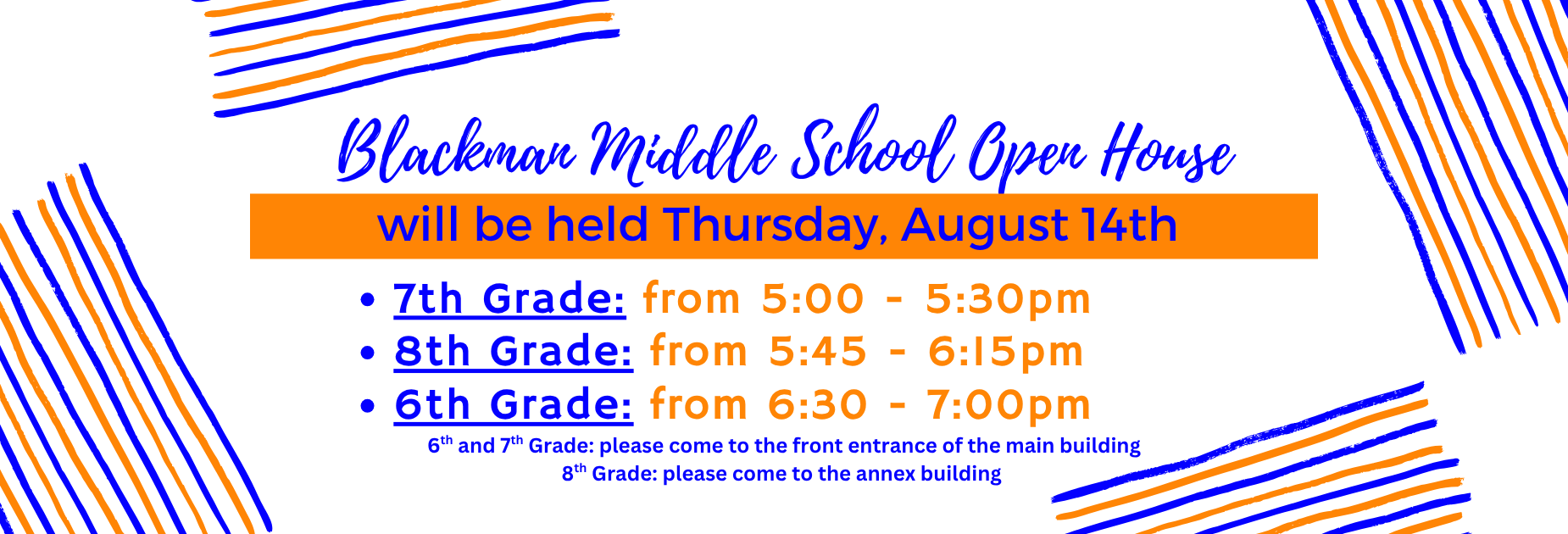 Open House Info