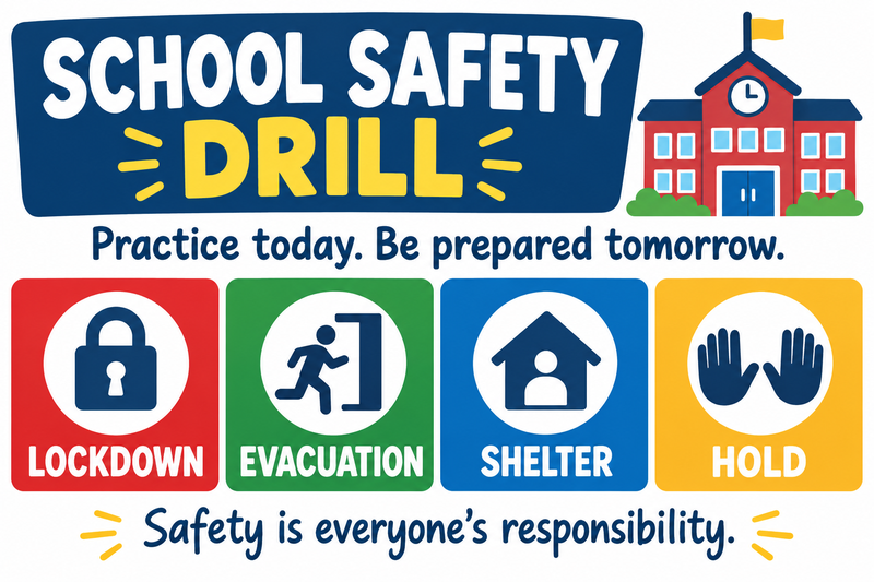 Safety Drill Poster