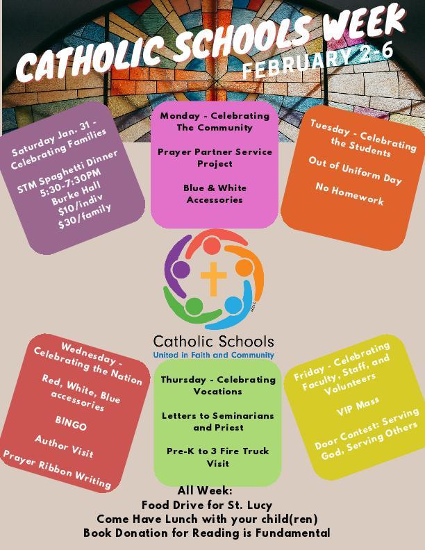 Last 2 Days of Catholic Schools Week: Thr & Fri Featured Photo