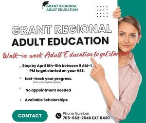 promo graphic - GRAE walk-in week April 2026