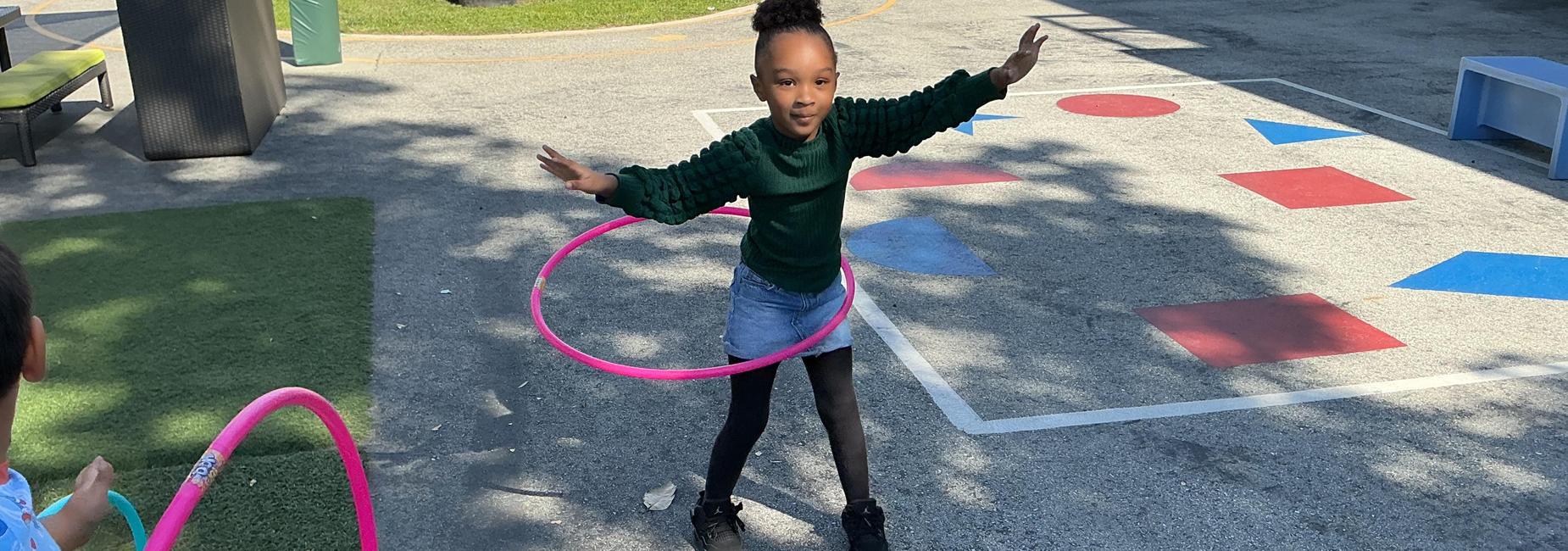 hula hoop outdoor play