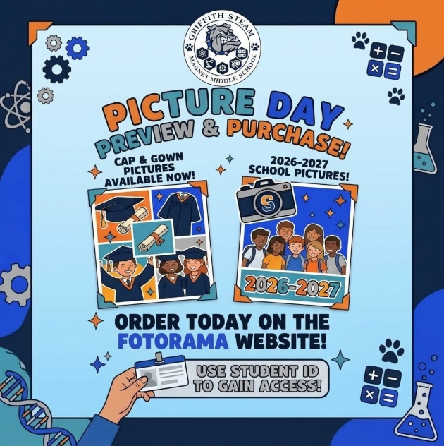 Picture Day Photos Available online!  order today with your student ID for access