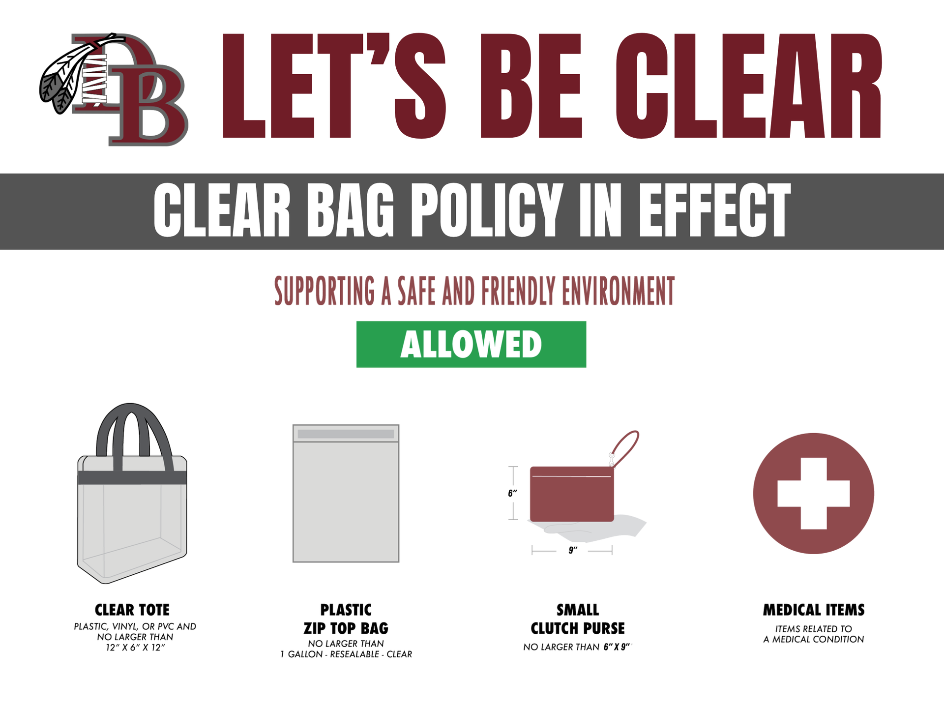 Clear Bag Policy
