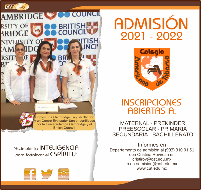 PRIMARIA: ADMISIÓN 2021 - 2022 Featured Photo