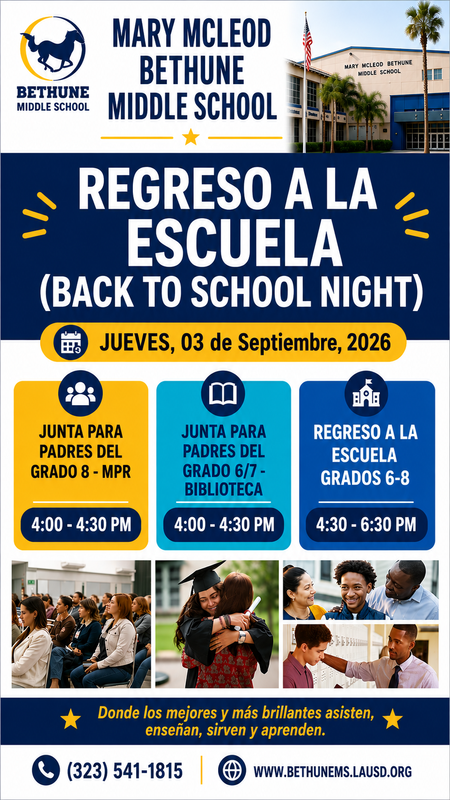 Back to School Night ( Spanish)
