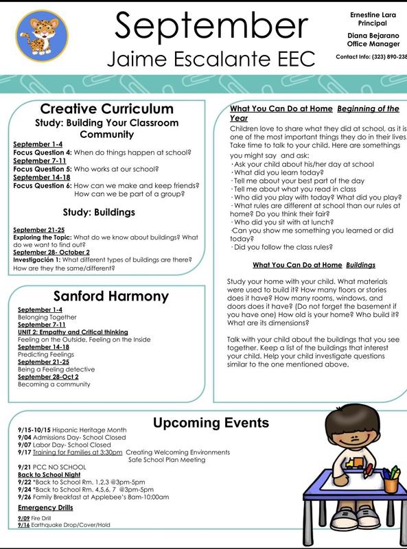 September Newsletter