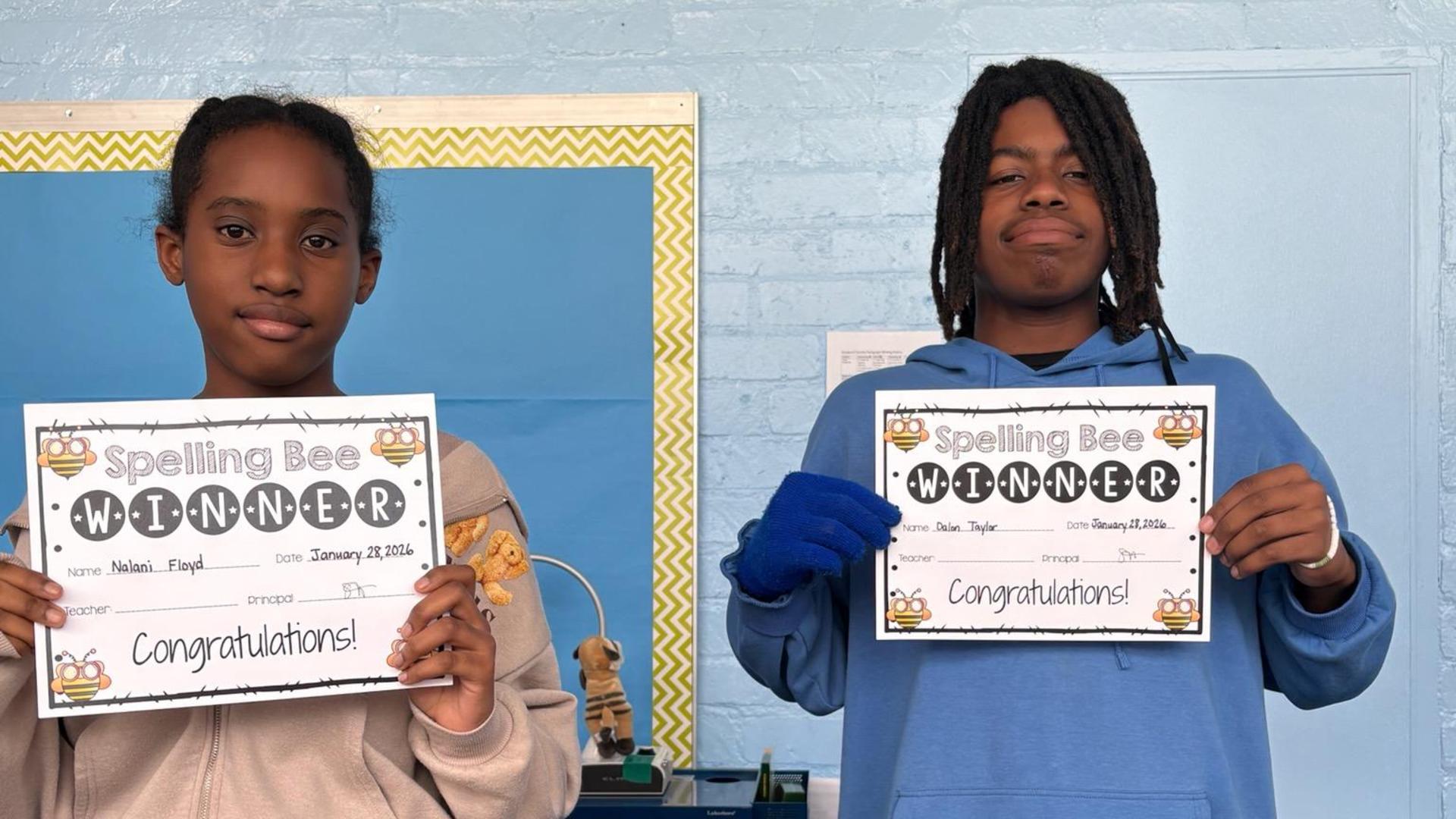 Spelling Bee winners
