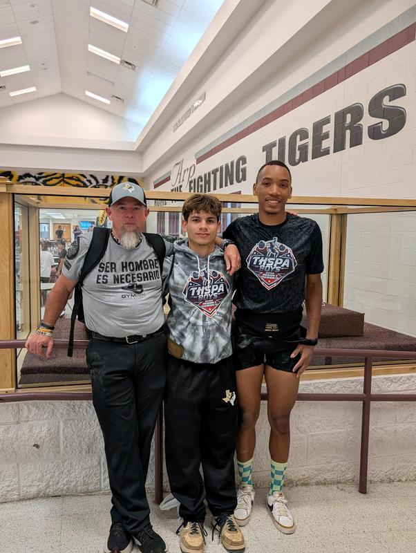 The boys at the regional powerlifting meet.