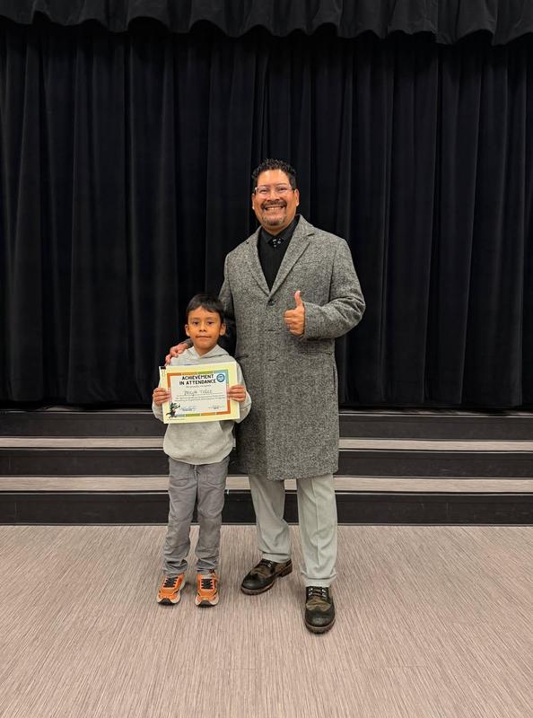 principal and student