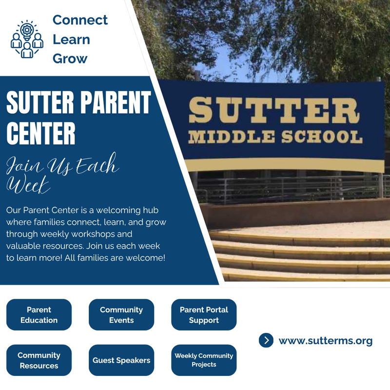 Sutter Parent Center Flyer