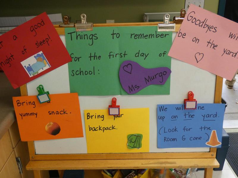 Welcome Back sign