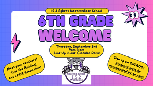 6th Grade Welcome Event