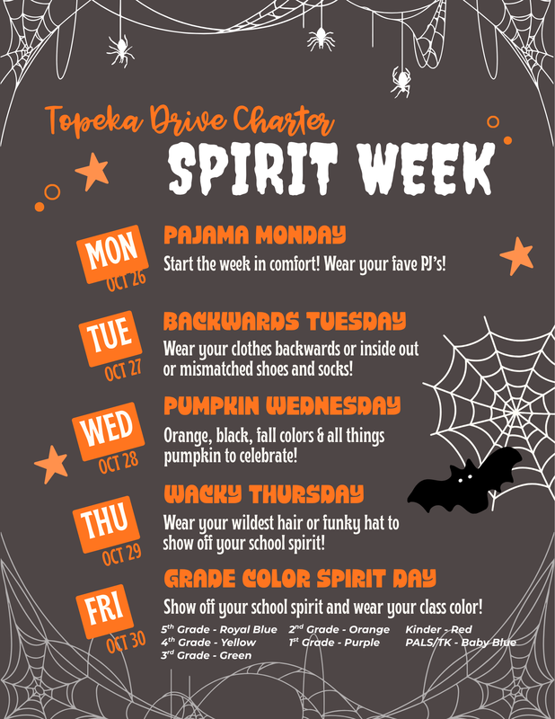 Spirit Week October 2026
