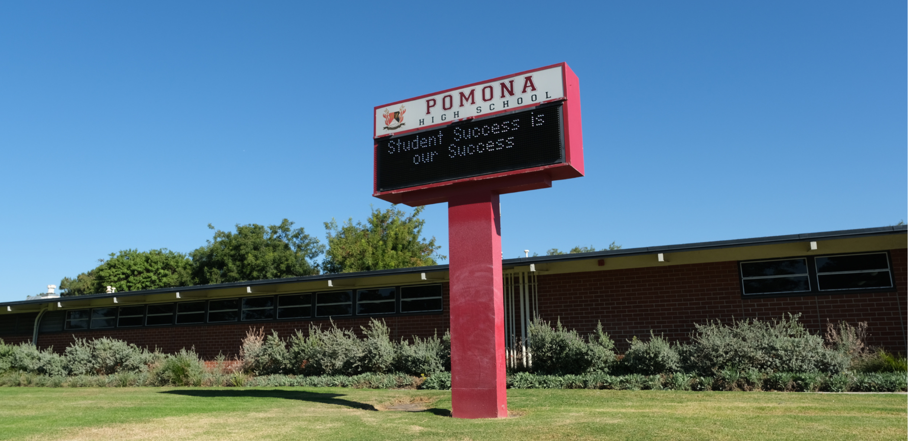 Pomona HS shuffle banner for homepage