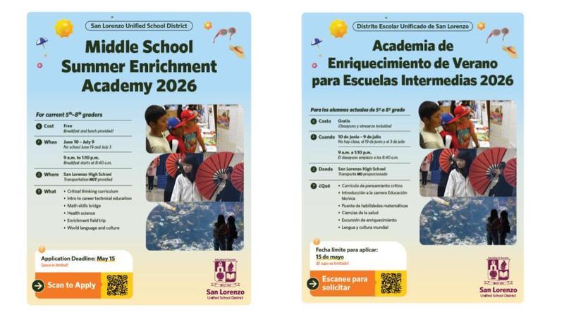 Middle School Summer Enrichment Academy 2026 Featured Photo