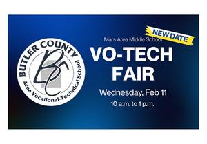 a blue background with a white circle and the letters B and C