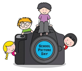 Camera with 3 kids popping out from behind