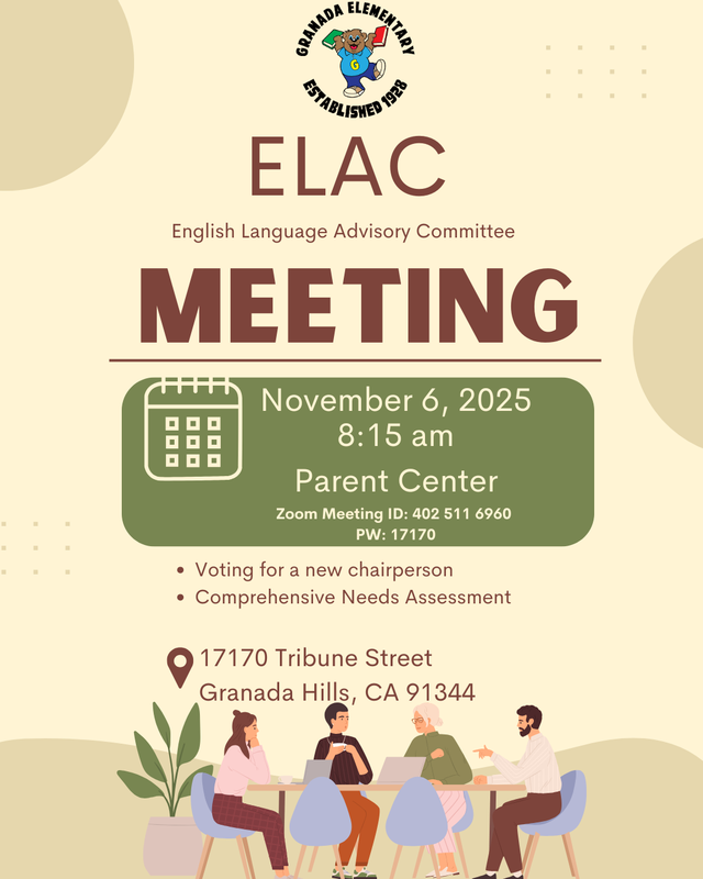 ELAC Meeting