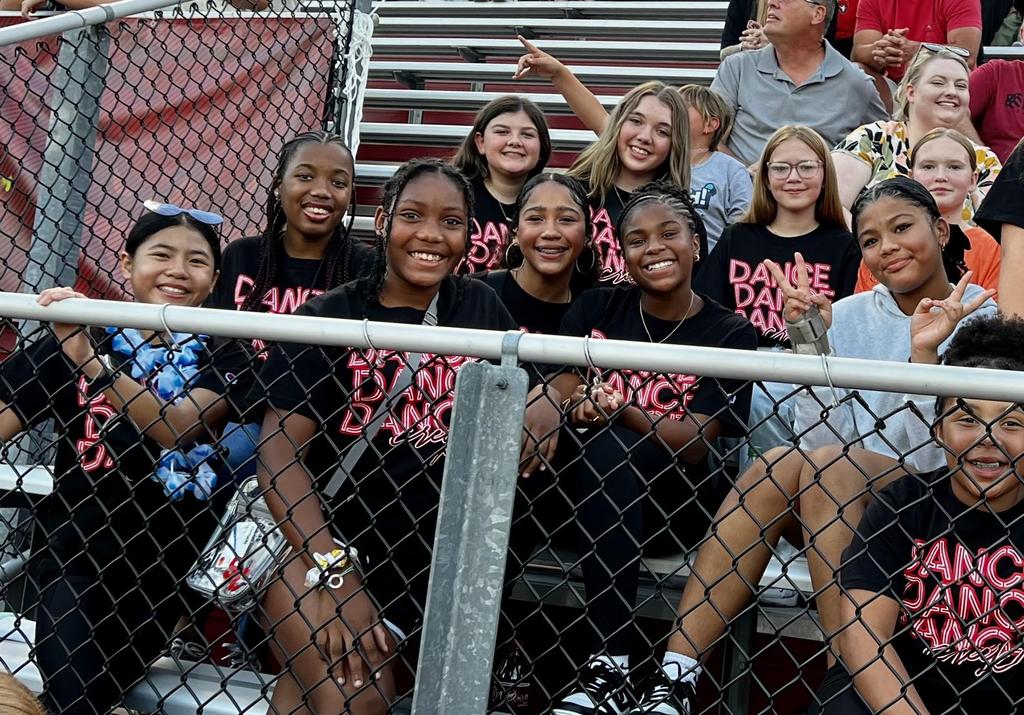 Supporting Our BIGS at their 1st home football game!