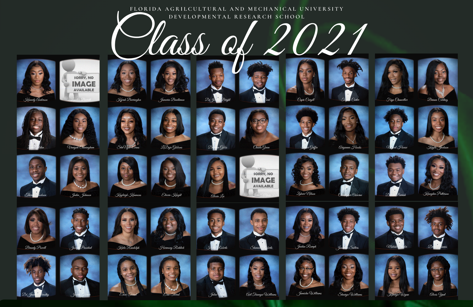 Class of 2021 Senior Portrait Collage