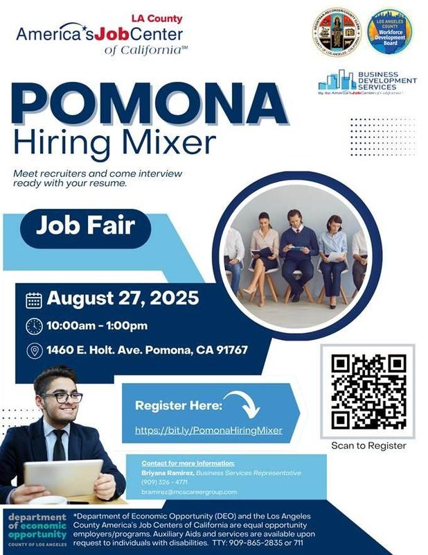 Pomona Hiring Mixer