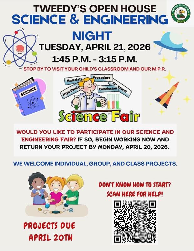 Science fair flyer Spanish