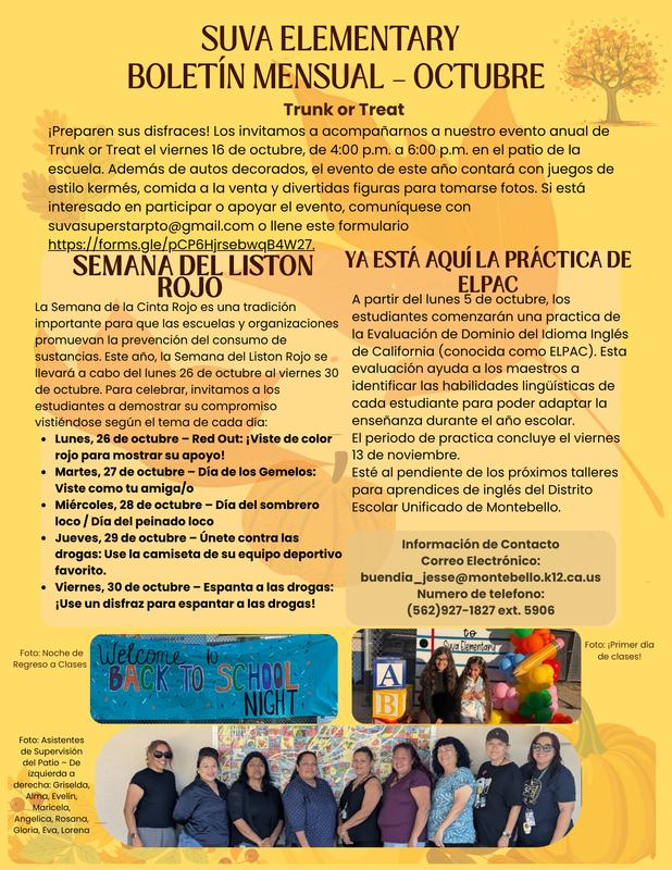 October Newletter