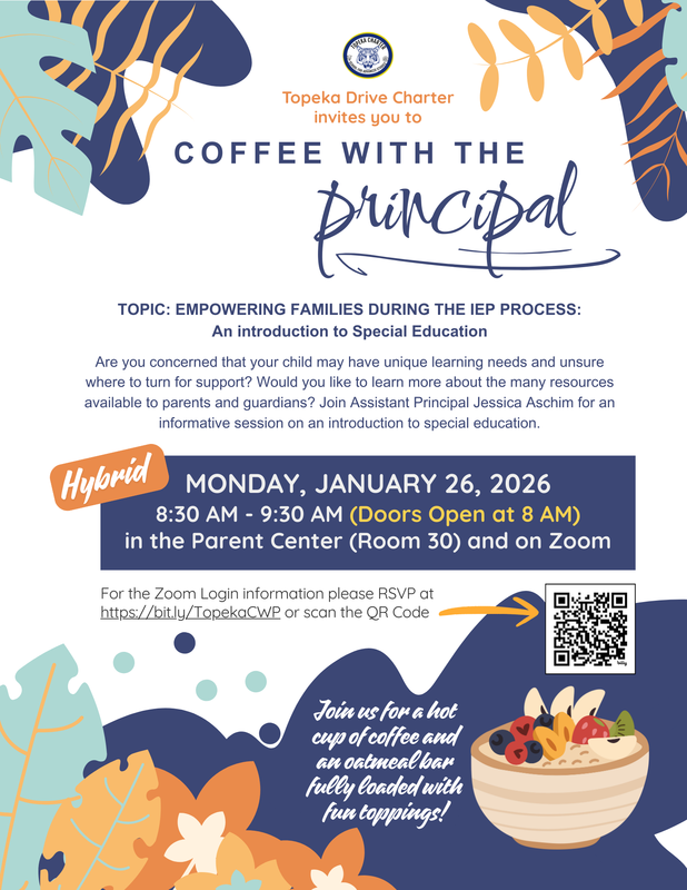 Coffee with the Principal flyer