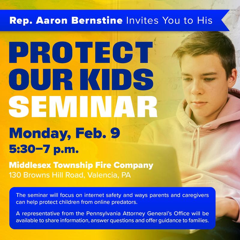 flyer for protect our kids seminar