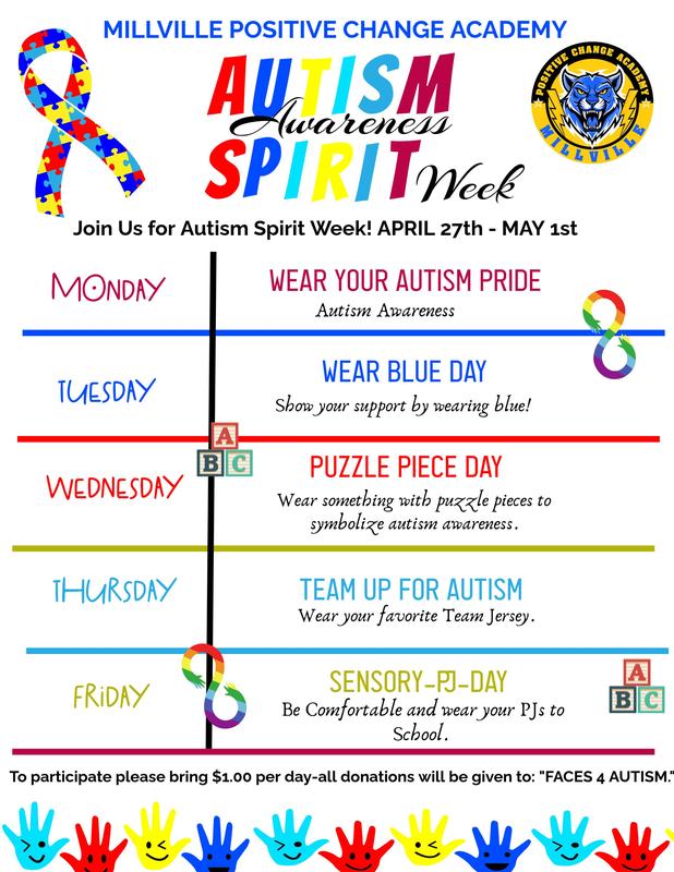 Autism Spirit Week