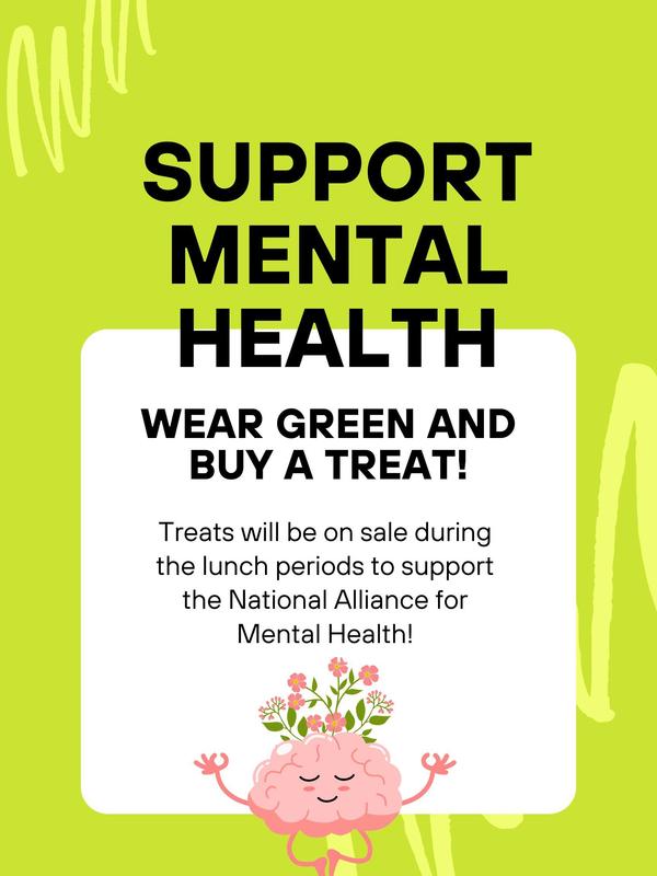 Support Mental Health - Wear Green and buy a treat