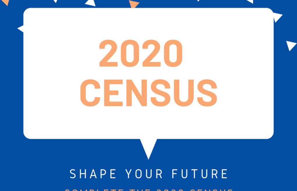 Sign states that reader should participate in the 2020 census