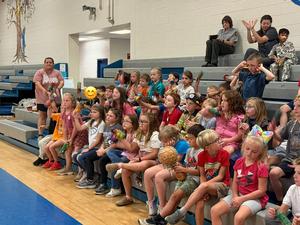 Students at Storytelling Event