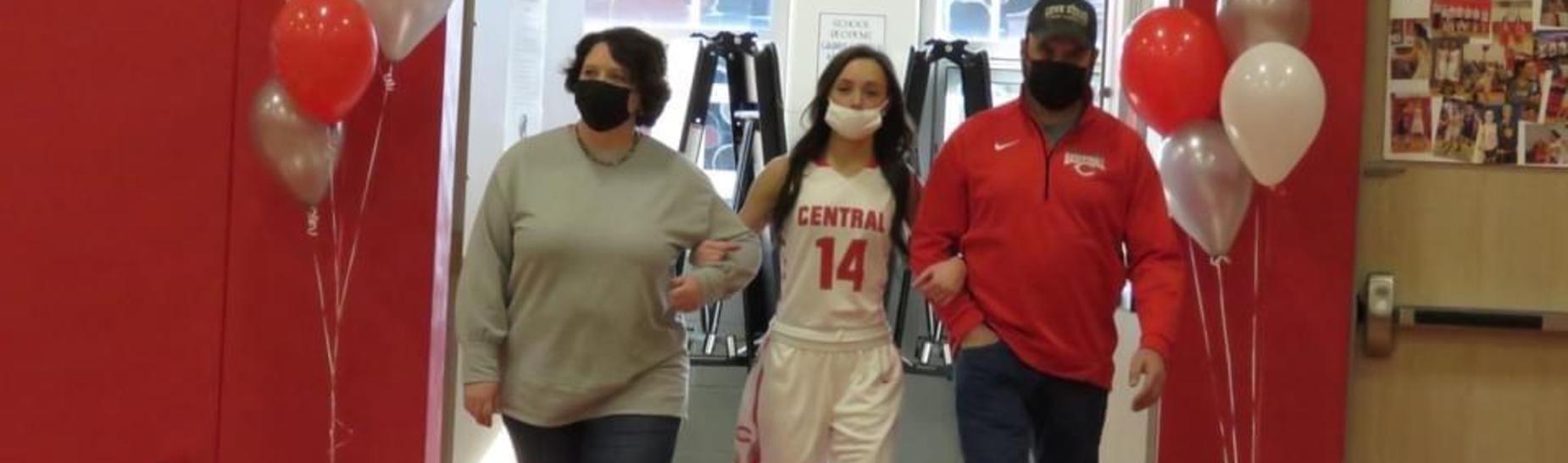 Girls Basketball Senior Night 2021