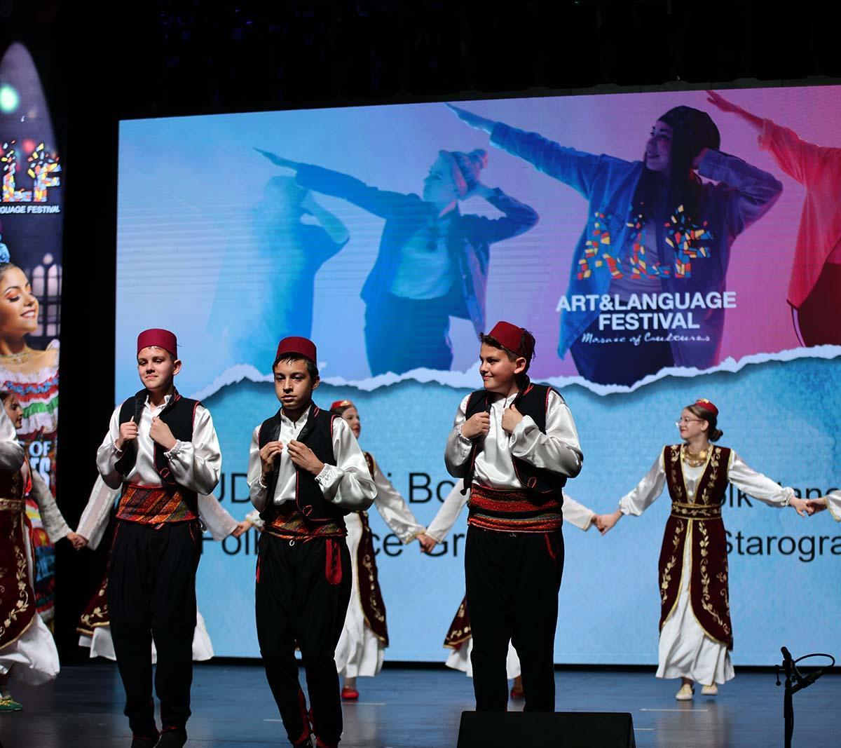 Concept Schools students dancing on stage